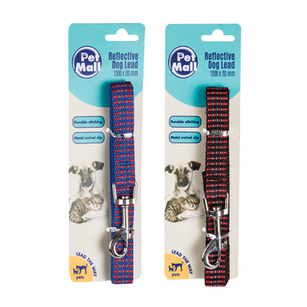Reflective Dog Lead - 2 X 120cm