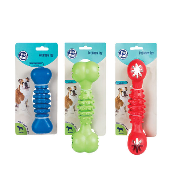 Dog's Rubber Bone For Treats - 13cm