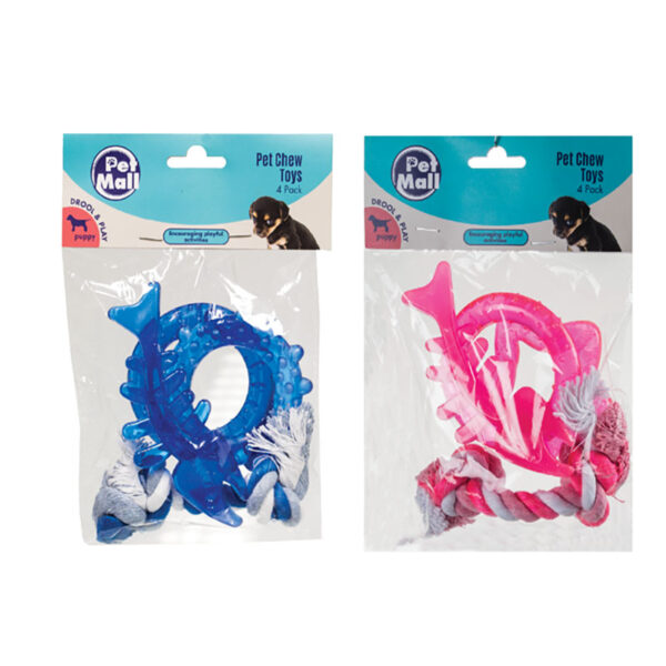 Puppy Chew Toys - Pack 4