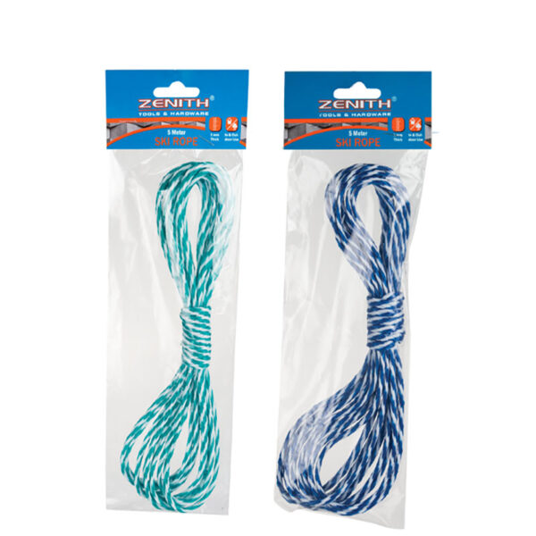Bulk Pack 10 X Ski Rope - 5mm X 5m Hank 2 Color