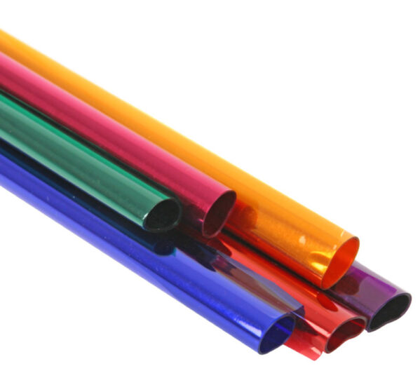 Bulk Pack X 12 Cellophane Paper Wrapping - 50cm X 1m, Assorted Colours