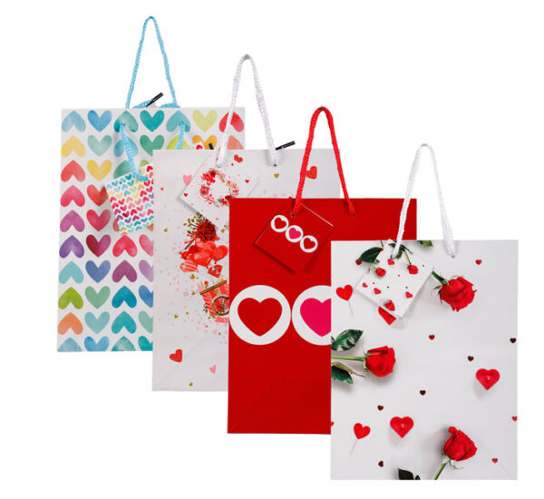 Medium Love Gift Bag - 18x23cm, Assorted