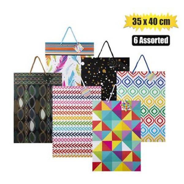 Jumbo Everyday Gift Bag - 45 X 33cm, Assorted