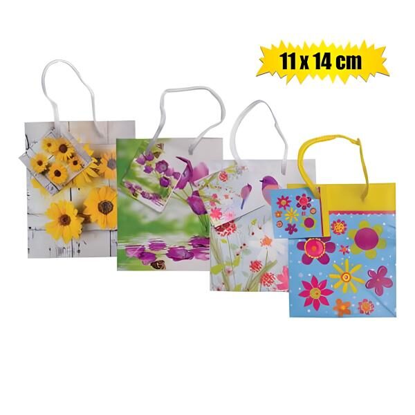 Small Everyday Gift Bag - 14 X 11cm, Assorted