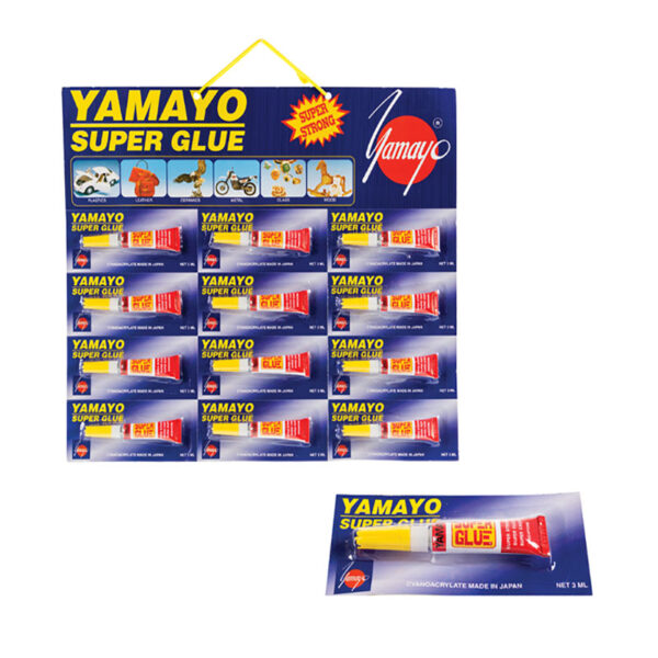 Yamayo Superglue - 2.5g - Card Of 12