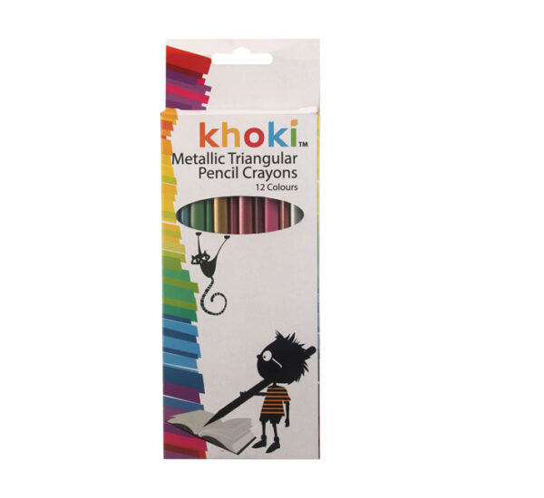Art+Craft Pencil Crayon Metallic 12Pc