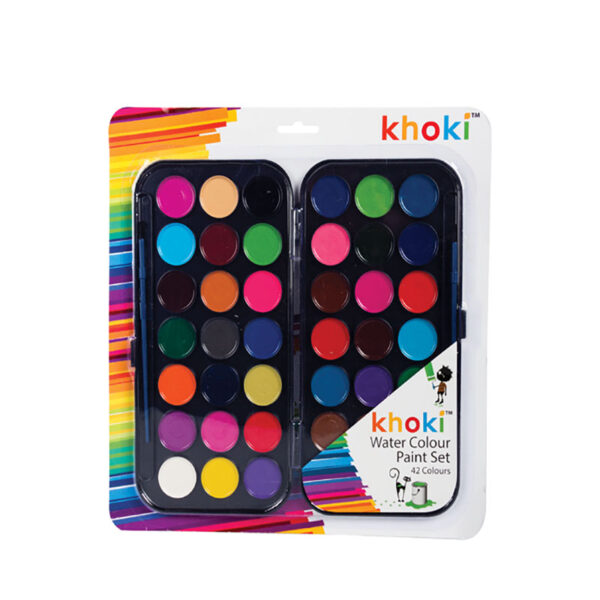 Water Colour Paint Set - With 42 Cakes Of Paint