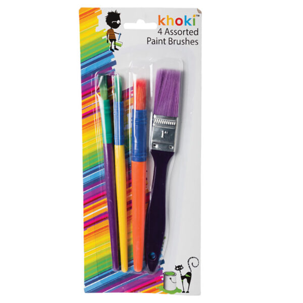 Artist Brush Set – 4-Piece Large Brushes