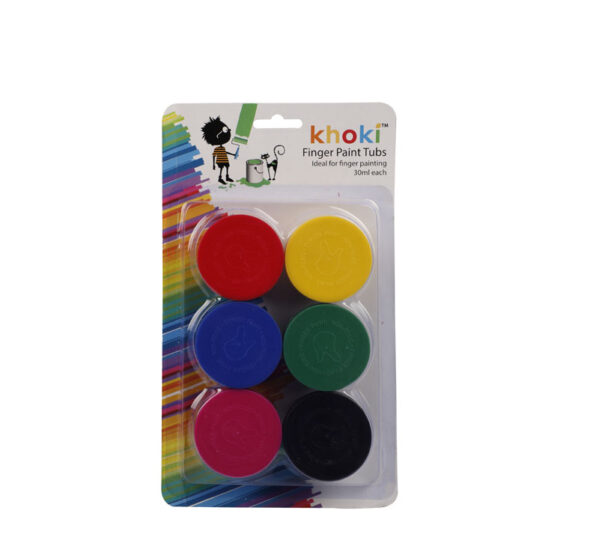 Water Based Poster Paints - Card Of 6 Colours