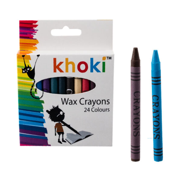 Wax Crayons - 24 Colours