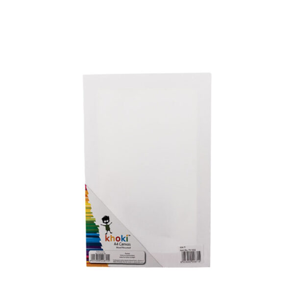 Wood Mounted Artists Canvas - A4 Size