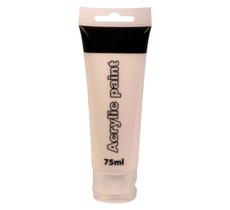 Artists White Acrylic Paint - 75ml Tube