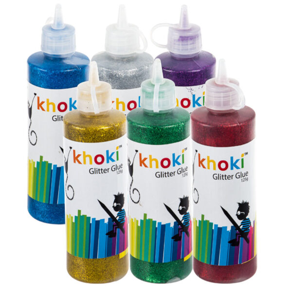 Glitter Glue - 125g, Assorted Colours