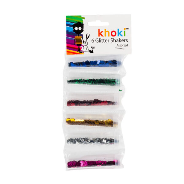 Glitter Shakers - Card Assorted Colours