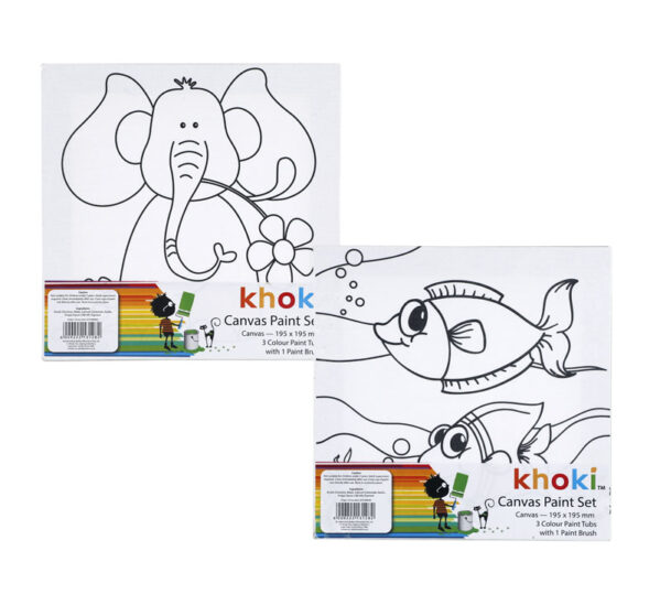 Arts & Craft Paint Canvas Set 20X20cm