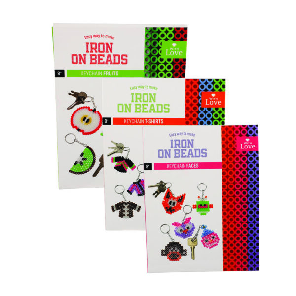 Art+Craft Iron On Bead Keyrings