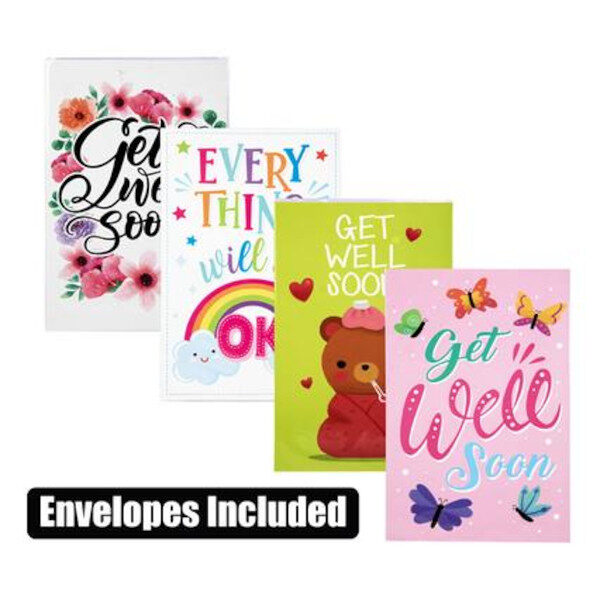 Get Well Card & Envelope