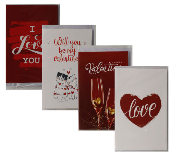 Valentines Day Card & Envelope