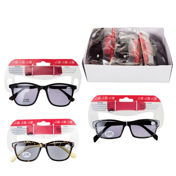Reading Glasses +1 Tinted - Assorted Styles