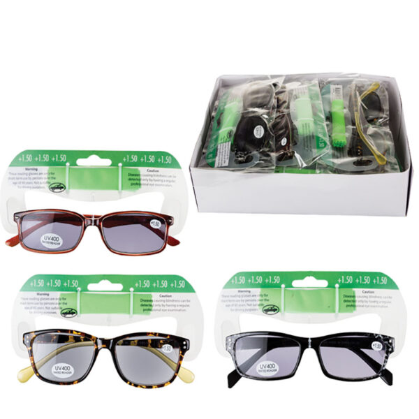 Reading Glasses +1.5 Tinted - Assorted Styles