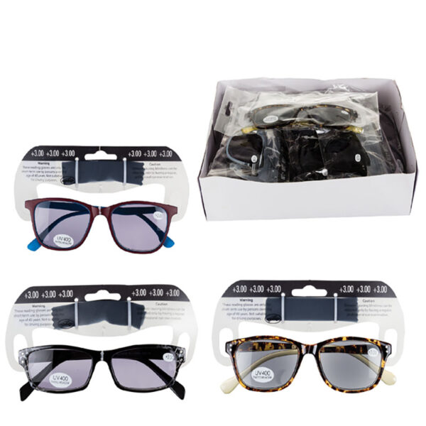 Reading Glasses +3 Tinted - Assorted Styles