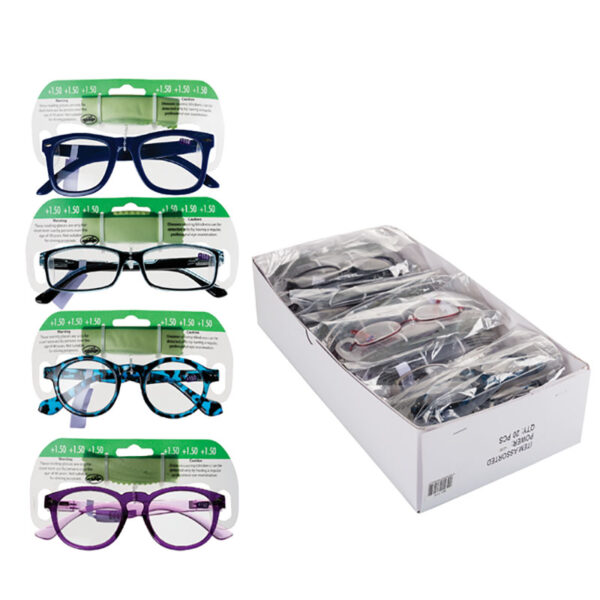 Reading Glasses +1.5 - Assorted Styles