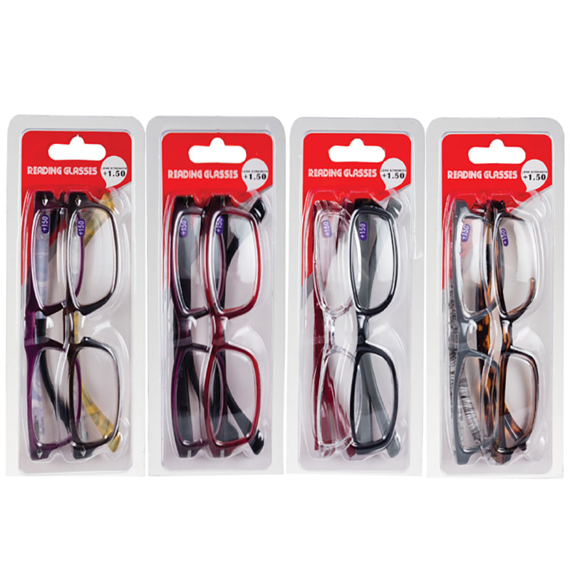 Reading Glasses +1.5 - Mixed Twin Pack, Assorted Styles