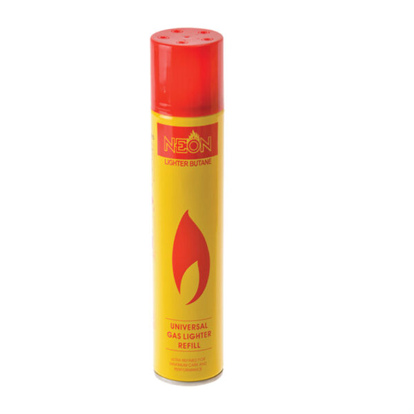 Neon Butane Lighter Gas - 300ml, Universal Fitting