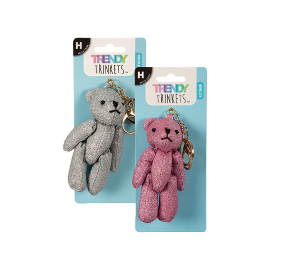 Keychain Teddy Bear 12cm Asst