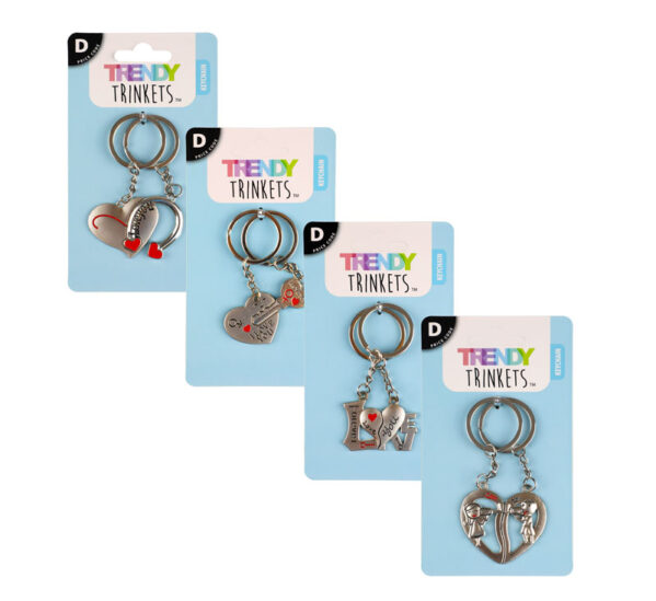 Keychain Love Asstd 8cm