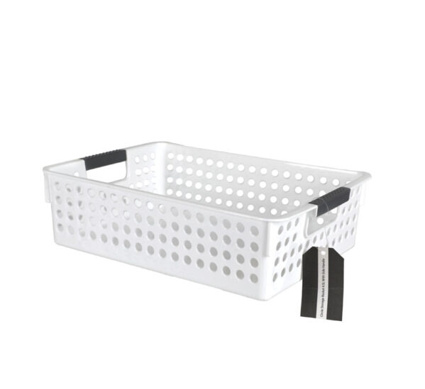 Basket Pl 30x21x8cm 4.5L Circles