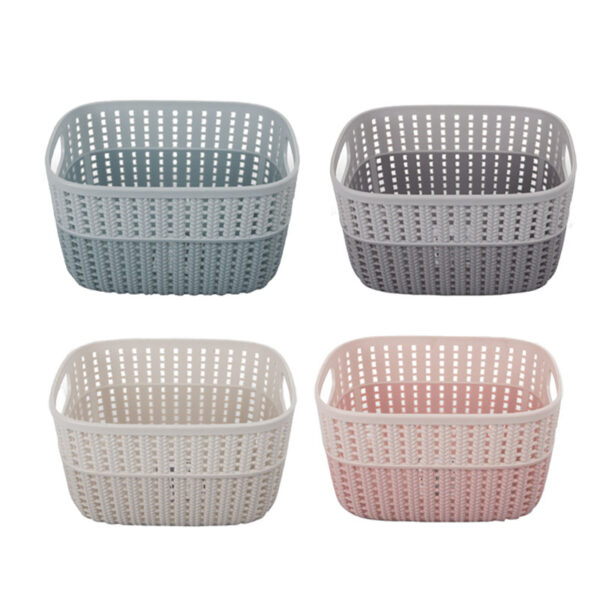 2 Tone Basket - 23 X 18 X 12cm