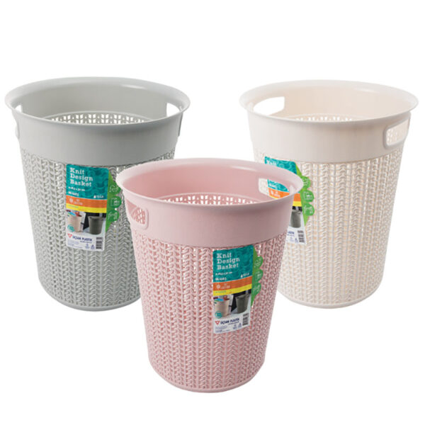 Plastic Wastepaper Basket - 12l