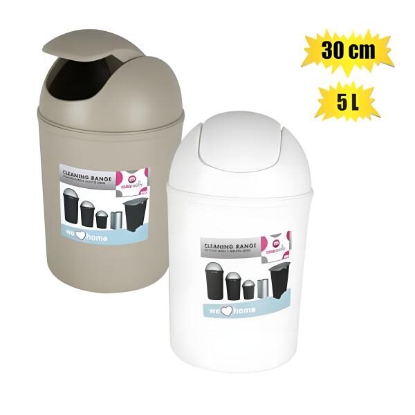 Plastic Wastepaper Basket - 5l