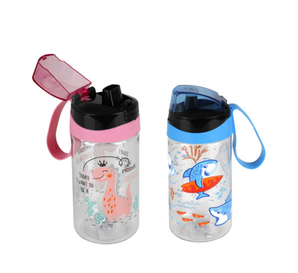 Water Bottle 500ml Shark/DinoAssorted