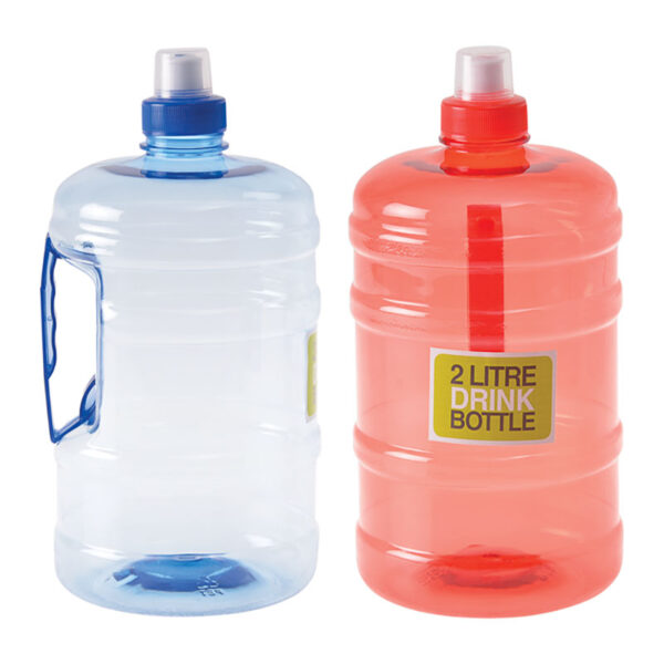 Plastic Water Bottle - 2l, Assorted Colours