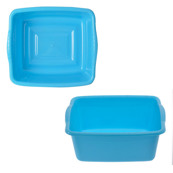 Oblong Plastic Basin - 35 X 31 X 14cm, Assorted Colours