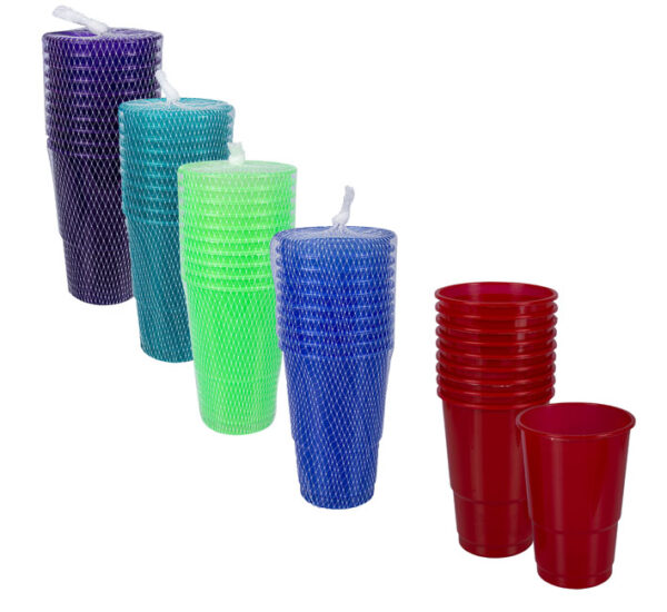 Tumblers Pl 10Pc 500Ml Polyprop