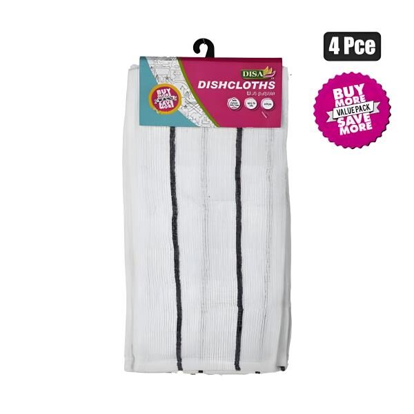 Dish Cloth Cotton - 45cm X 70cm - 70g - 4 Piece