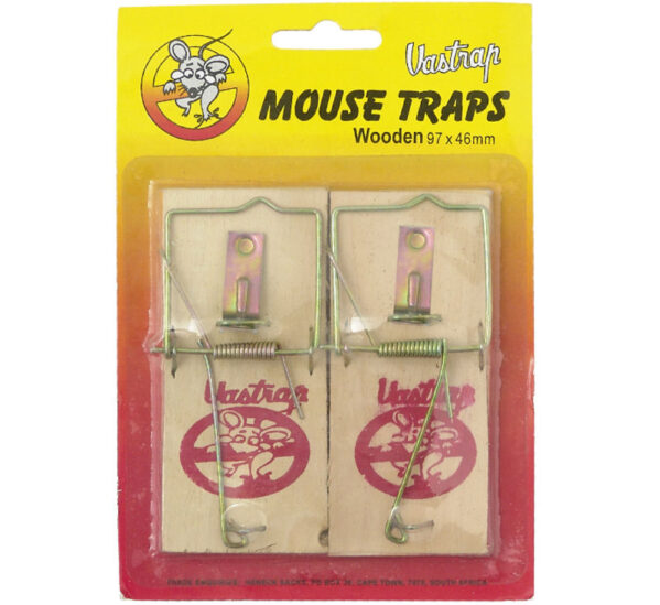 Vastrap Trap Mouse Wooden Pack Of 2