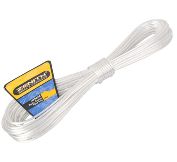 Cord Washline Plastic-Fibre+Plastic-Ctd 15m