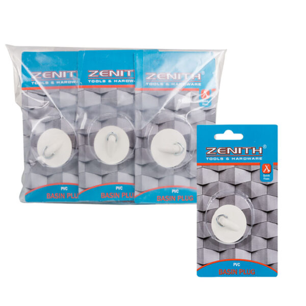 Bulk Pack 10 X Basin-Plug White