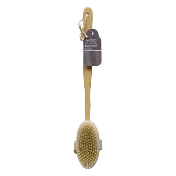 Back Brush - 42cm, With Wood Handle