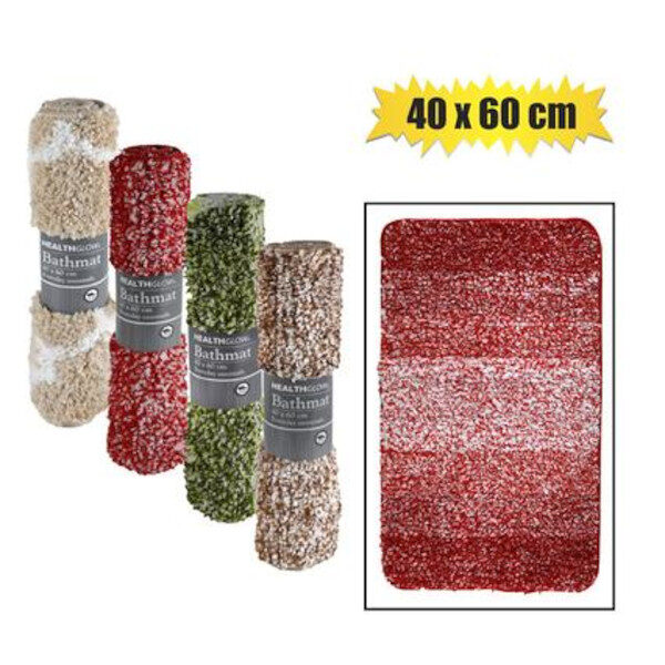 Bathmat Microfiber 40X60cm Assorted