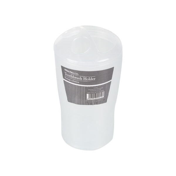 Toothbrush Holder - Plastic, 3 Brushes And Toothpaste