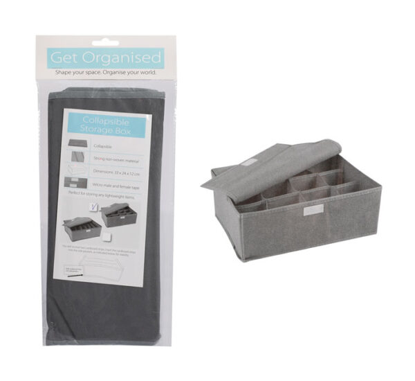 Storage Box Non-Woven 33x24x12cm
