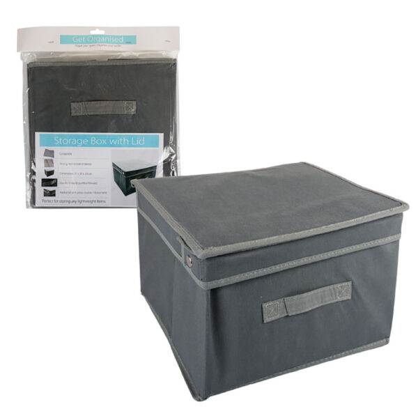 Storage Box With Handles - 31.5x30x20cm