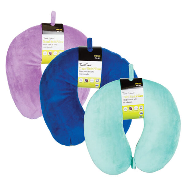 Travellers Neck Cushion - With Fastener Foam Filled