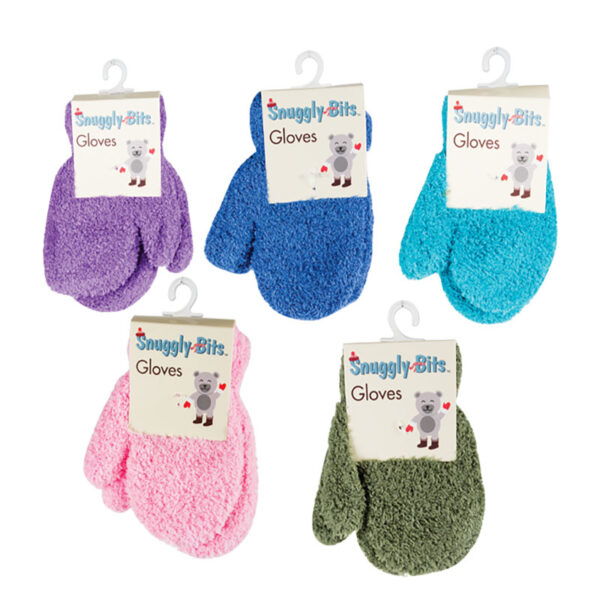 Toddler Winter Plush Gloves - Assorted Designs