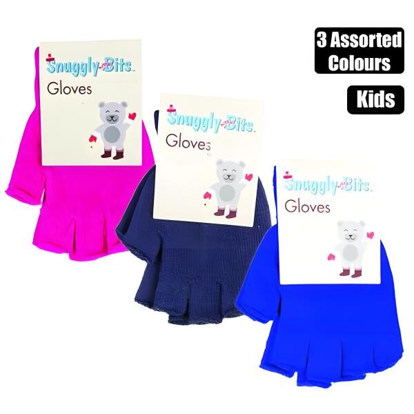 Winter Knit Gloves - Open Finger Tips